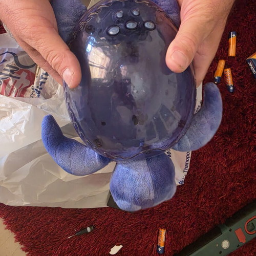 Cloud B Tranquil Turtle plush toy used, violet