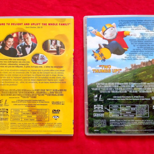 Stuart Little and Stuart Little 2 DVD used, fantasy with subtitles