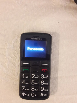 Panasonic KX-TU110 phone used, battery 523450AR functional, for parts