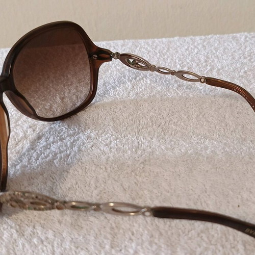 Bvlgari women's large brown sunglasses like new