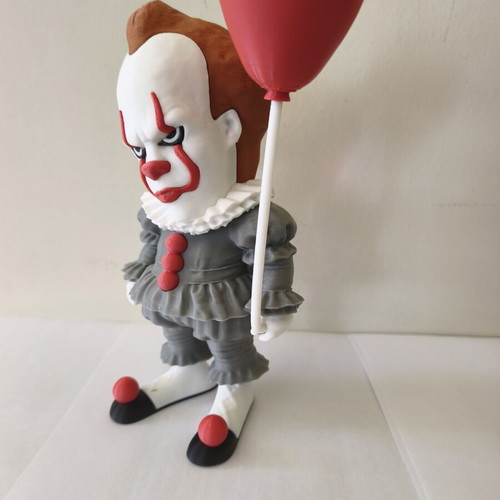 3D Printed Pennywise Figure with Balloon 21cm like new