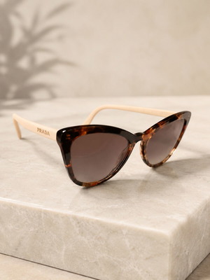 Prada sunglasses 01VS 07R0A6 56 like new, tortoiseshell frame