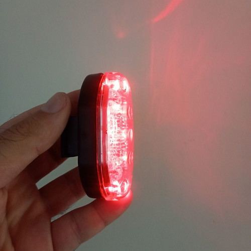 Bicycle light used, functional with batteries included