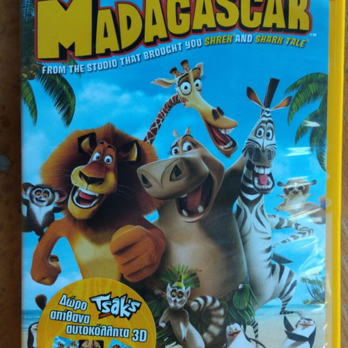 Madagascar DVD used, dubbed animated movie