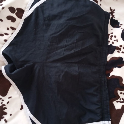Nike Tempo Running shorts, vintage women's size S, black and white