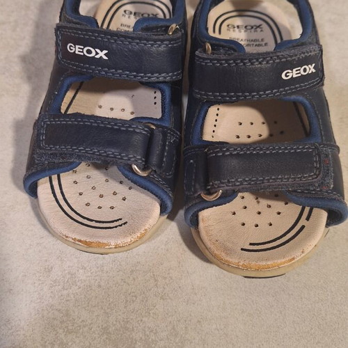 Geox sandals size 24 used, blue