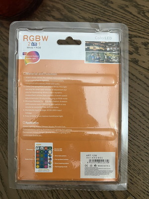 RGB light bulb with remote control