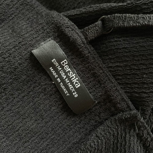 Bershka black dress M like new, unused