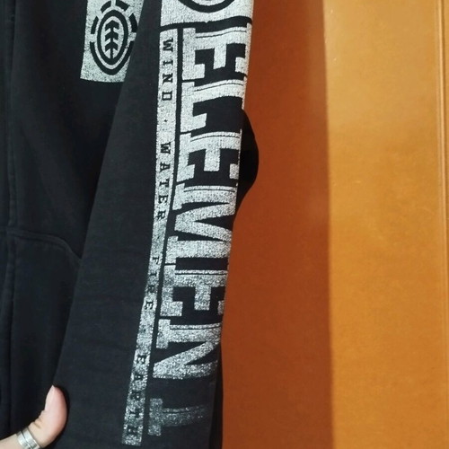 Element jacket used, black, size M with sleeve wear