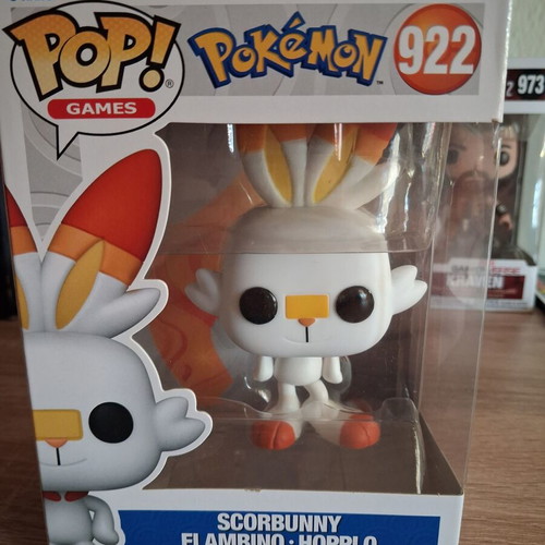 Funko Pop 922 Scorbunny Flambino Hopplo vinyl figure
