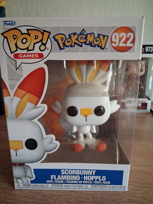Funko Pop 922 Scorbunny Flambino Hopplo vinyl figure