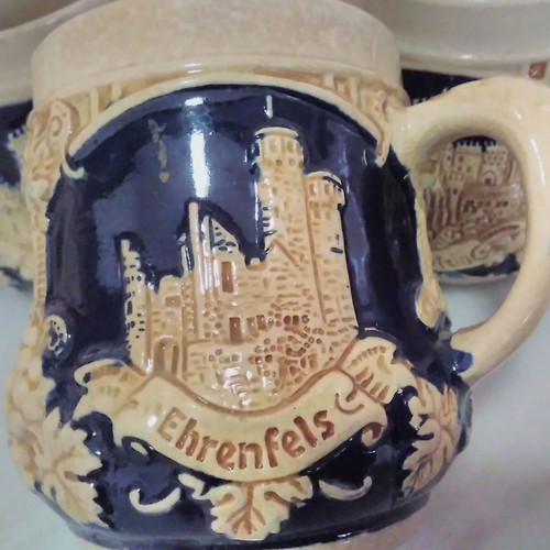 Marzi & Remy German collectible mugs used, set of four