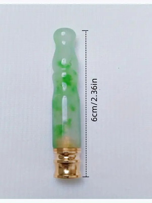 Nephrite stone pipe new for regular, slim & extra slim cigarette