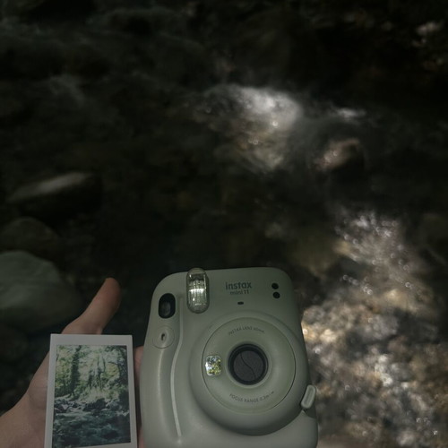 Instax Mini 11 green camera like new with batteries and film gift