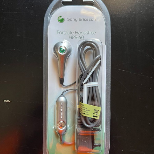 Sony Handsfree HPB-60 wired headphones new in packaging