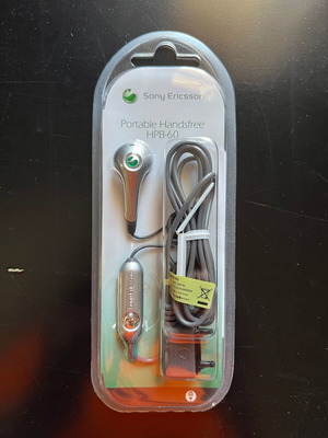 Sony Handsfree HPB-60 wired headphones new in packaging