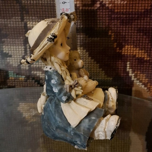 Vintage girl figure used