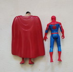 Superman and Spiderman figures set
