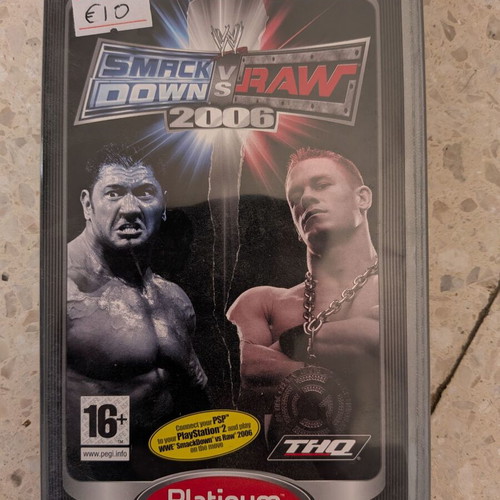 WWE Smackdown vs Raw 2006 PSP game used