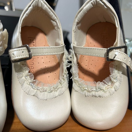 new anatomical baptismal shoes lapin house for little girl size 19 & 21