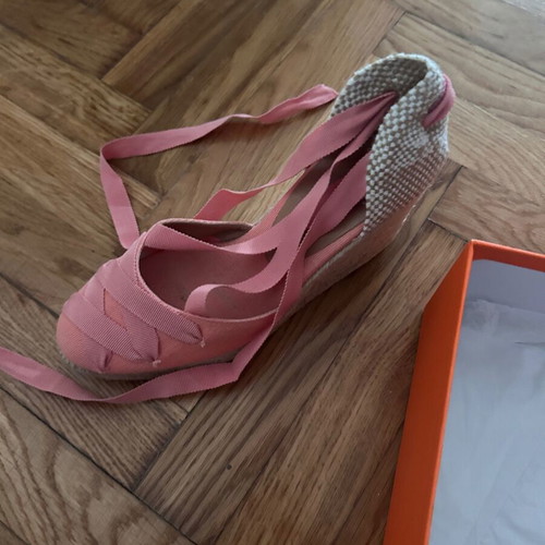 Castaner pink espadrilles size 38 like new