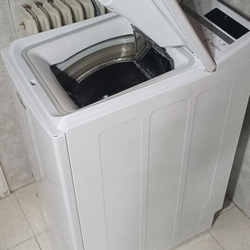 Whirlpool washing machine 7kg and Pitsos inox fridge used set