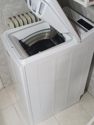 Whirlpool washing machine 7kg and Pitsos inox fridge used set