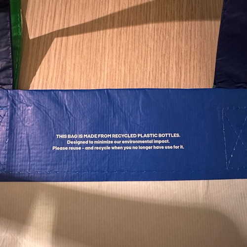 Bag made of recyclable materials new, large and spacious