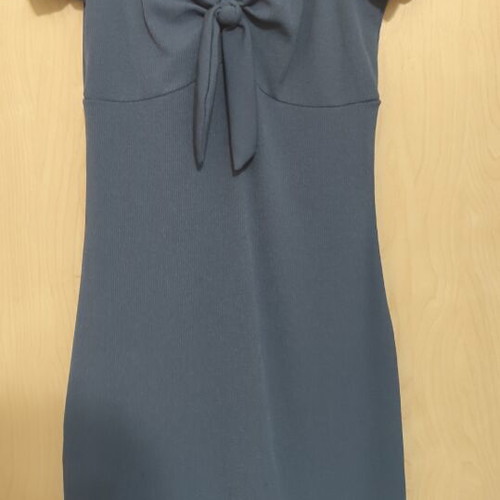 Blue Mini Rib Dress like new, bodycon fit