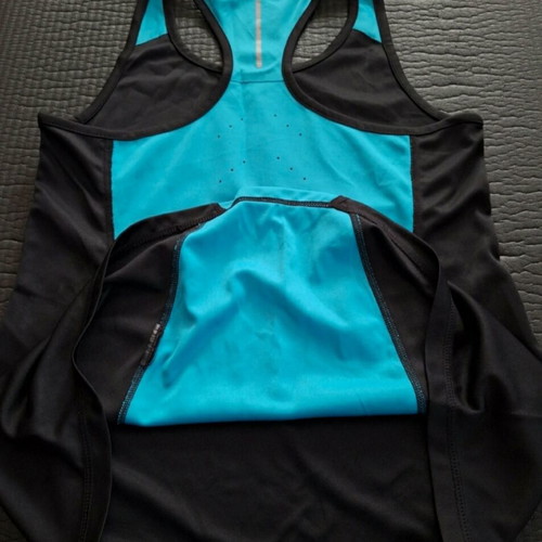 Crivit Sports Tank Top like new, black and blue, size S