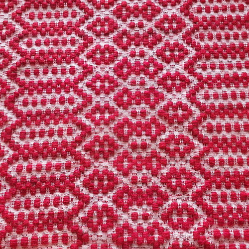Caramelized loom blankets used, set of 2, Litohorinis style, very old