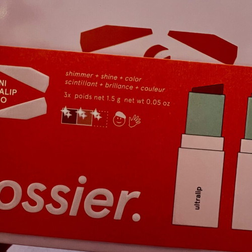 Ultralip High Shine Lipstick Trio by Glossier new