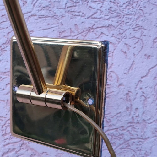 Høvik LUS brass swing wall lamp used