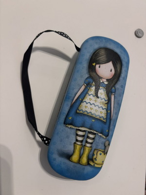 Glasses case like new, blue