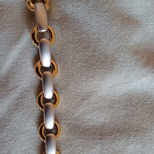 Rotary bracelets set stainless steel silver and gold like new