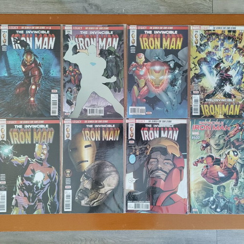 The Invincible Iron Man The Search for Tony Stark comic set like new