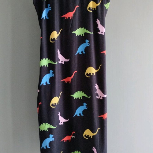 Shein mini dress used, size XXS, with dinosaur pattern