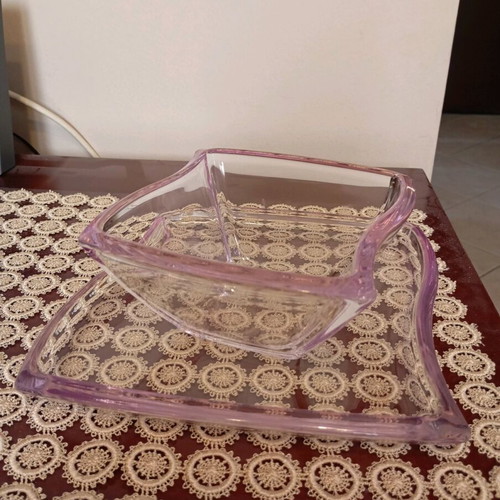 Plate and bowl new, set of two pieces