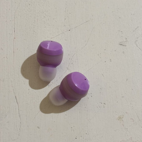 Music Sound Flow wireless earbuds like new, purple, without case