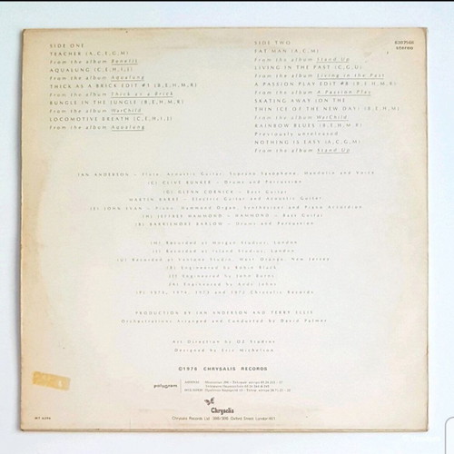 M.U. The Best Of Jethro Tull vinyl record used
