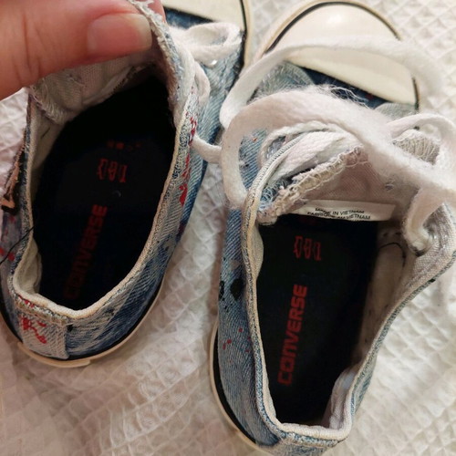 Converse shoes size 24 for boy or girl used, blue
