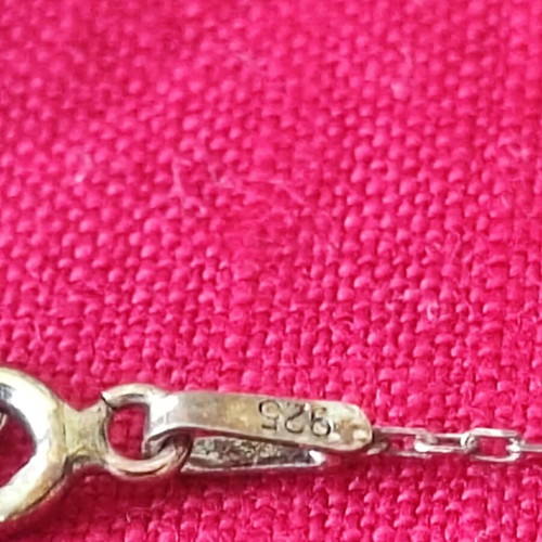Silver 925 chains with pendants, set of 3, used