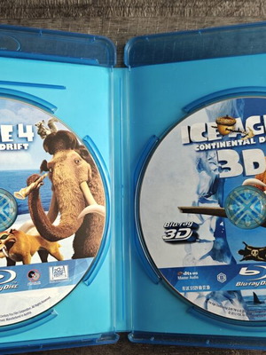 Ice Age 4 Continental Drift Blu-ray double disc like new, dubbed
