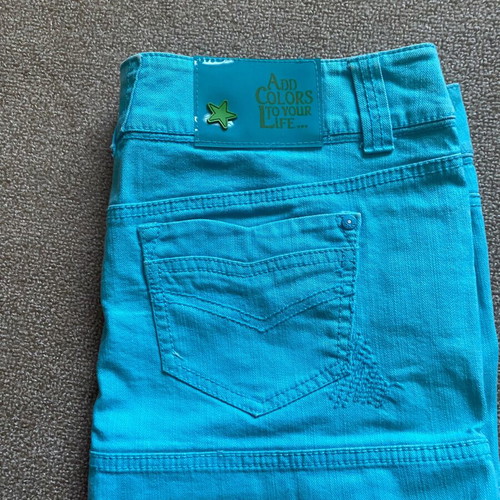 A-Style skirt blue short denim used, size S