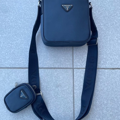 Prada shoulder bag, blue