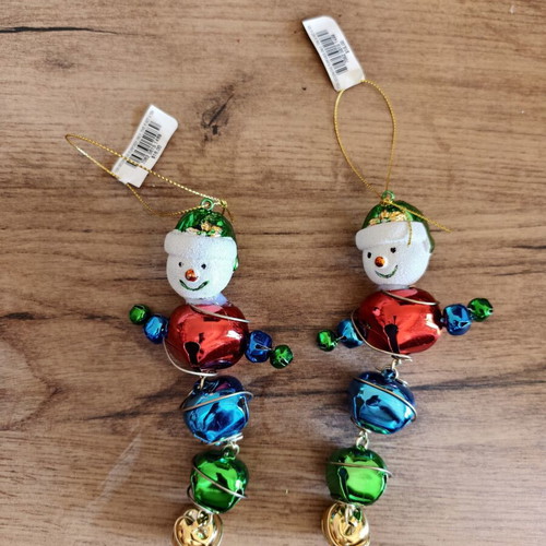 Christmas decorations and ornaments set, pack of 22, wood and metal