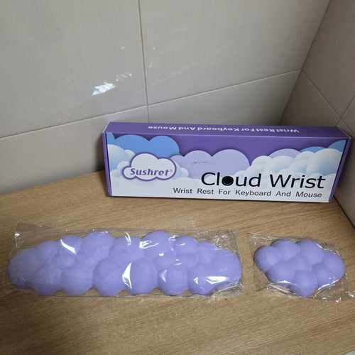 Sushret Cloud Wrist Rest set for keyboard and mouse new