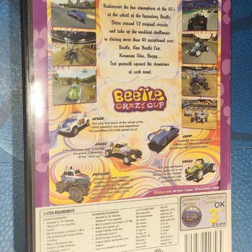 Beetle Crazy Cup PC CD ROM like new