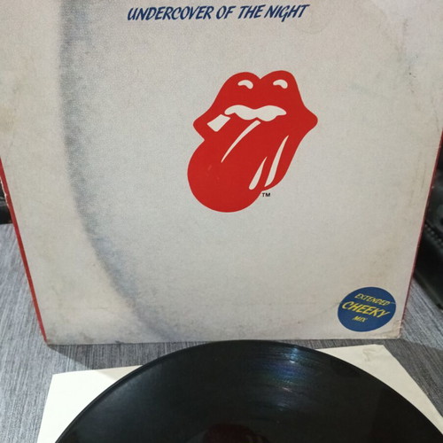 Rolling Stones Undercover of the Night vinyl record used, rock