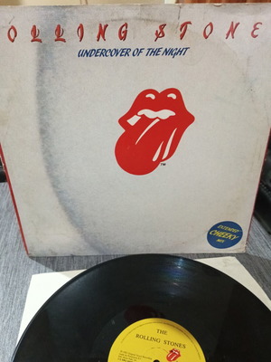Rolling Stones Undercover of the Night vinyl record used, rock